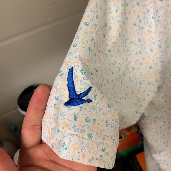 Peter Millar Gray Goose Shirt - Picture 3 of 6